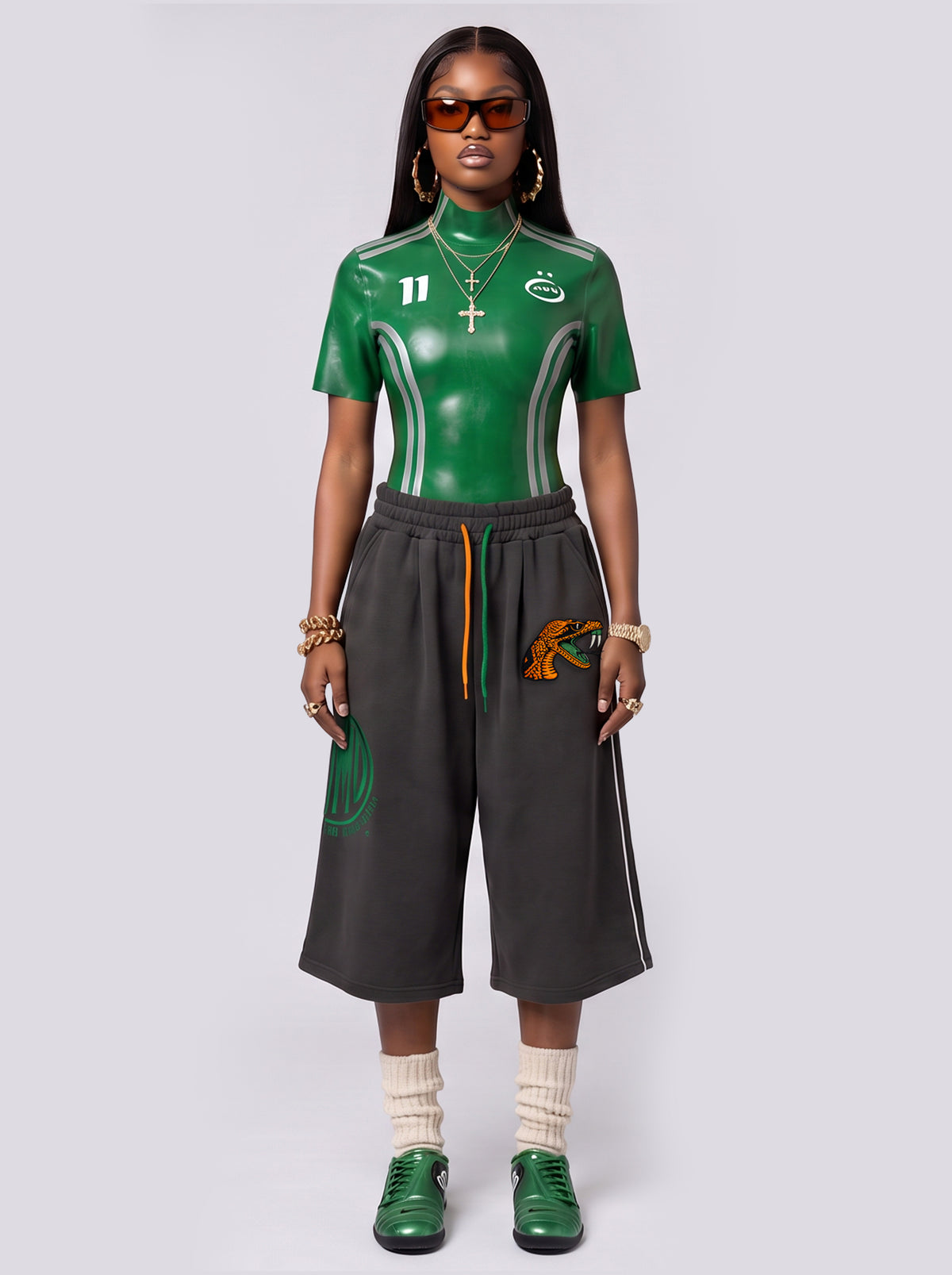 FAMU Fleece Shorts Remix