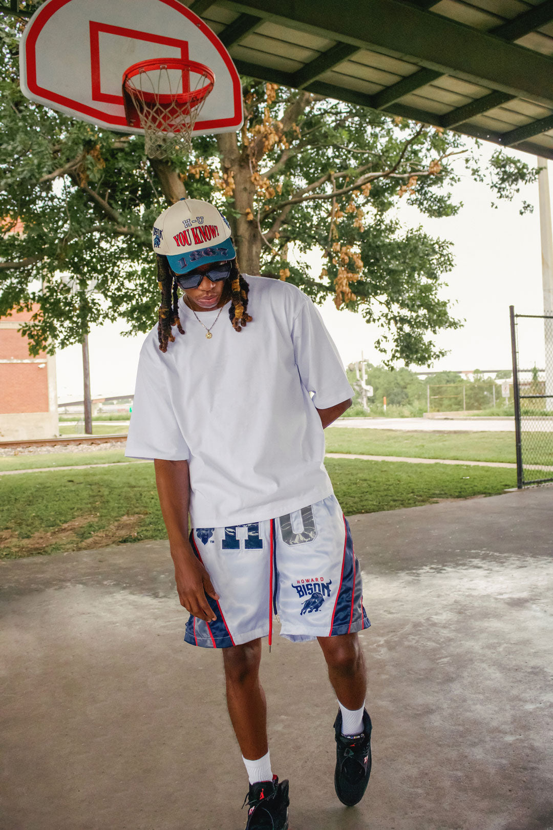 Howard University Satin Shorts - 1921Movement